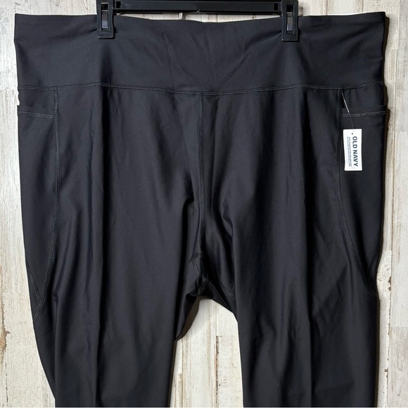 Old Navy Active Powersoft High Rise Leggings 7/8 Length Black Size 4X NWT! - Picture 4 of 16
